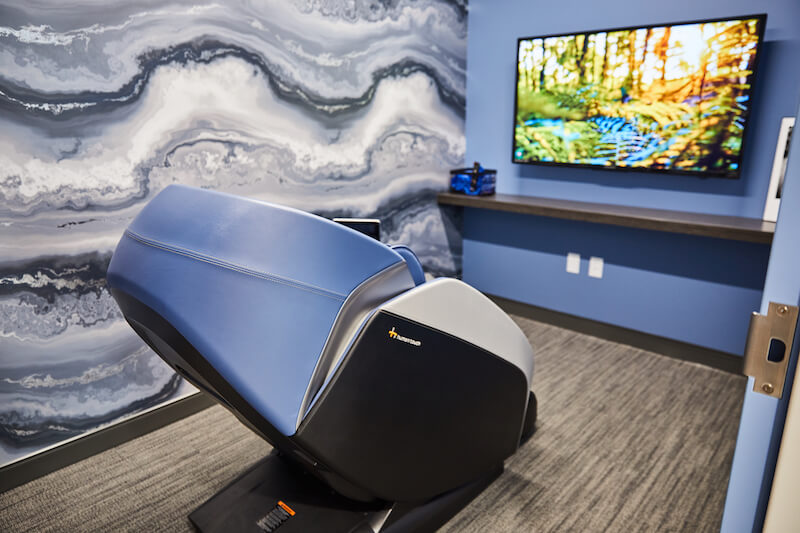 massage chair at ozark dental office excel dental
