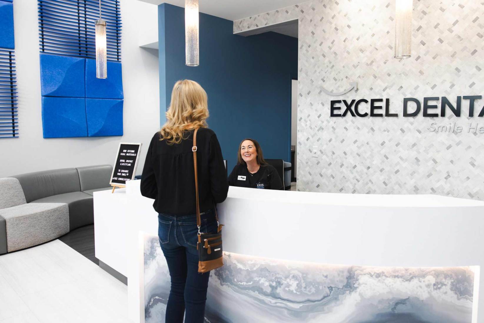 excel dental's ozark dental office front desk